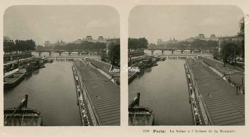 220 - Paris - La Seine à l'2cluse de la Monnaie
