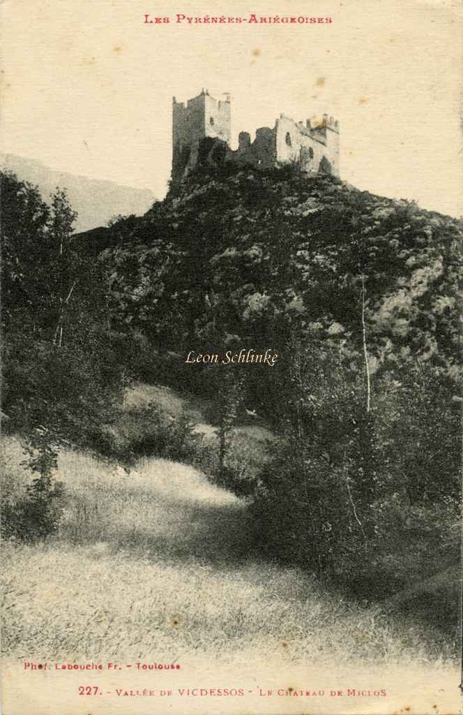227 - Vallée de Vicdessos - Le Château de Miclos