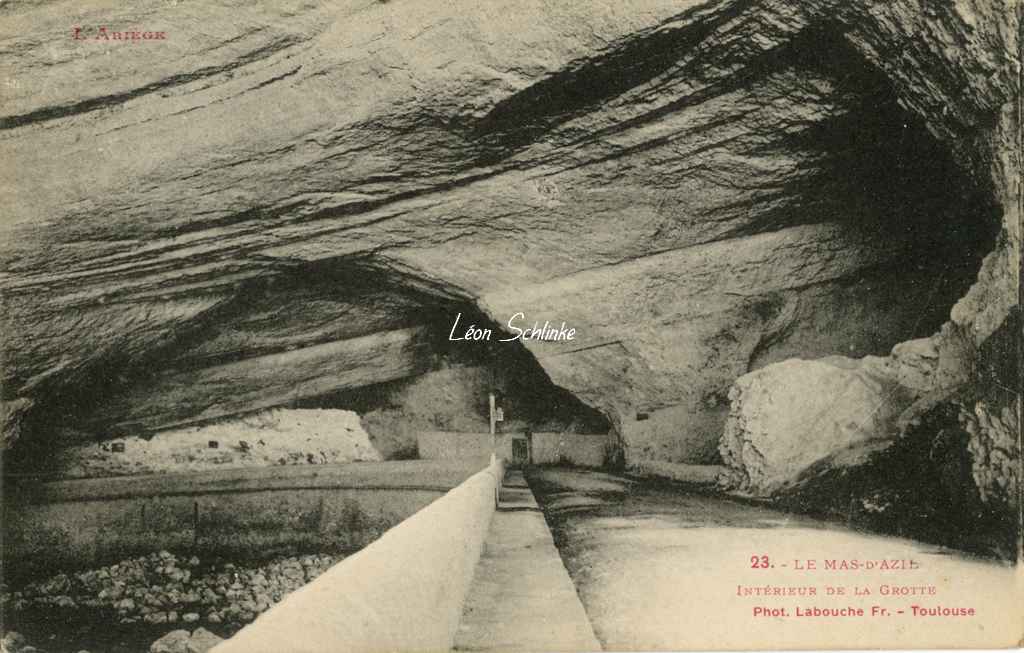 23 - Le Mas d'Azil - Intérieur de la Grotte