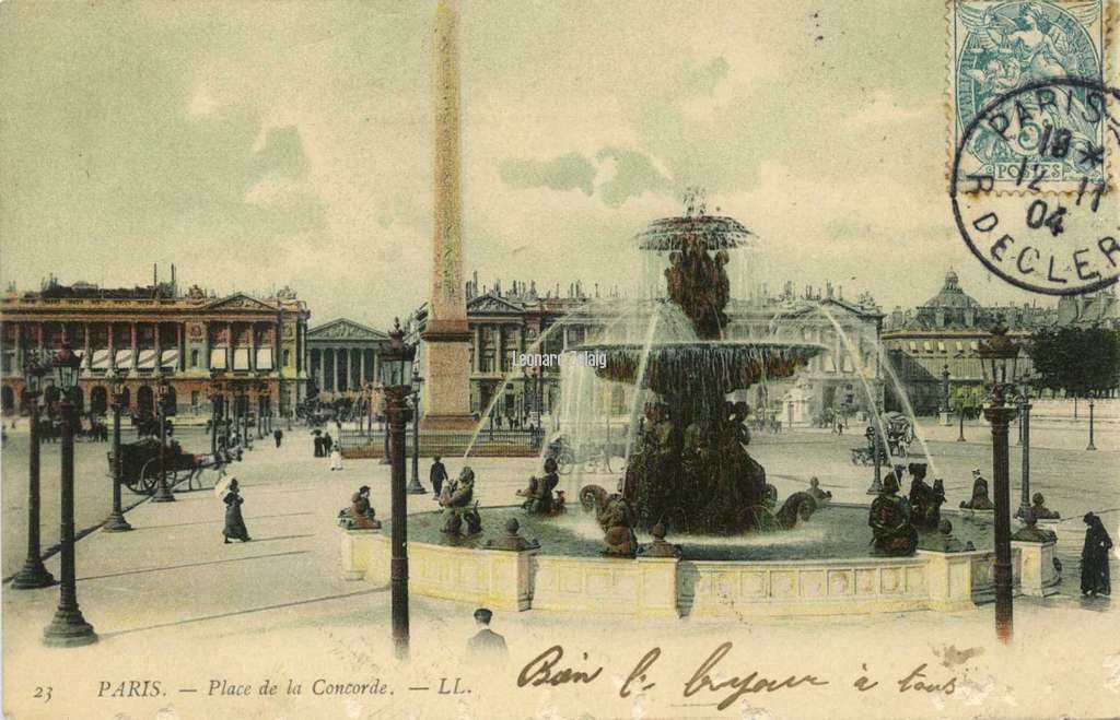 23 - PARIS - Place de la Concorde