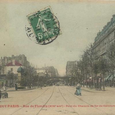 233 - Rue de Flandre - Pont du Chemin de Fer de Ceinture