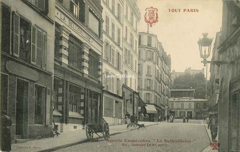 238 - Société Coopérative ''La Bellevilloise'', rue Lesage
