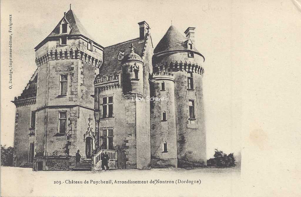 24-Champeaux - 203 - Château de Puychenil (O.Domège)