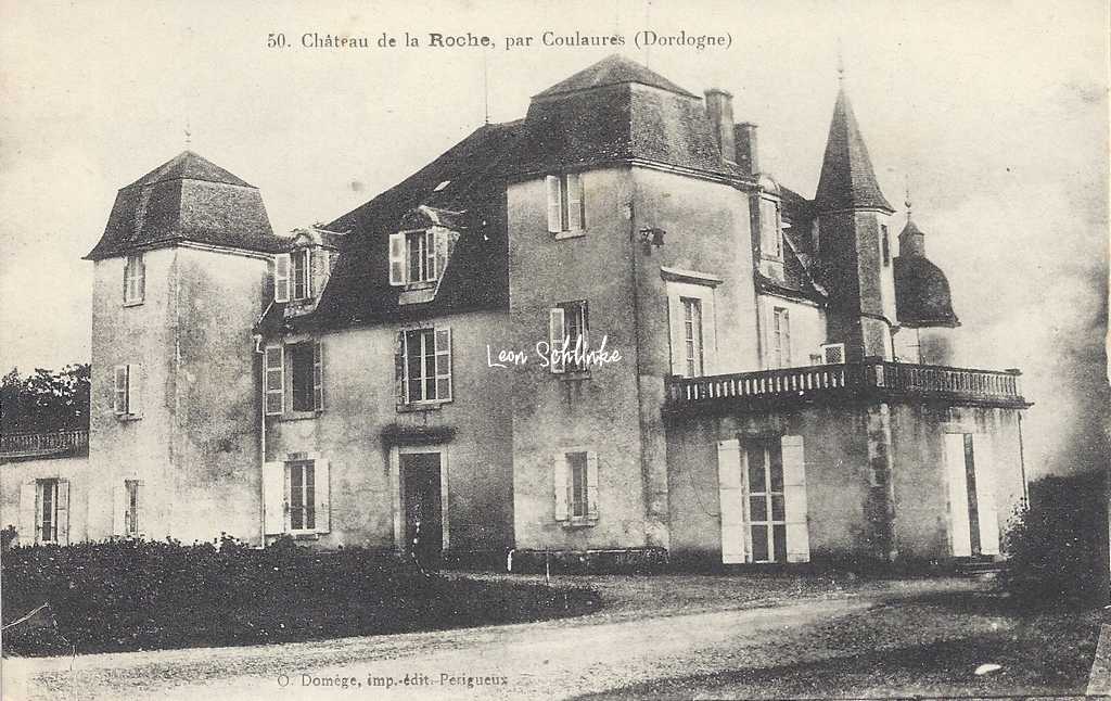 24-Coulaures - 50 - Château de la Roche (O.Domège)