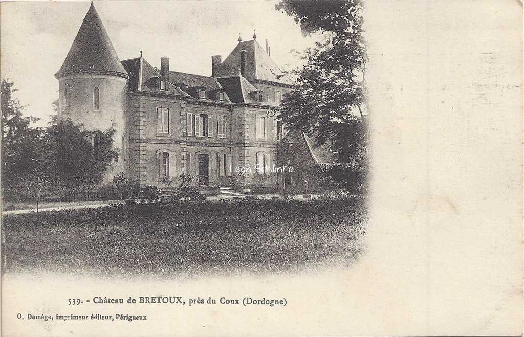 24-Coux - 539 - Château de Bretoux (O.Domège)