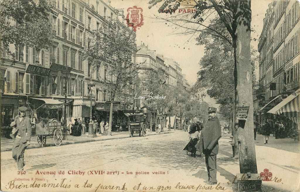 250 - Avenue de Clichy - La Police veille..