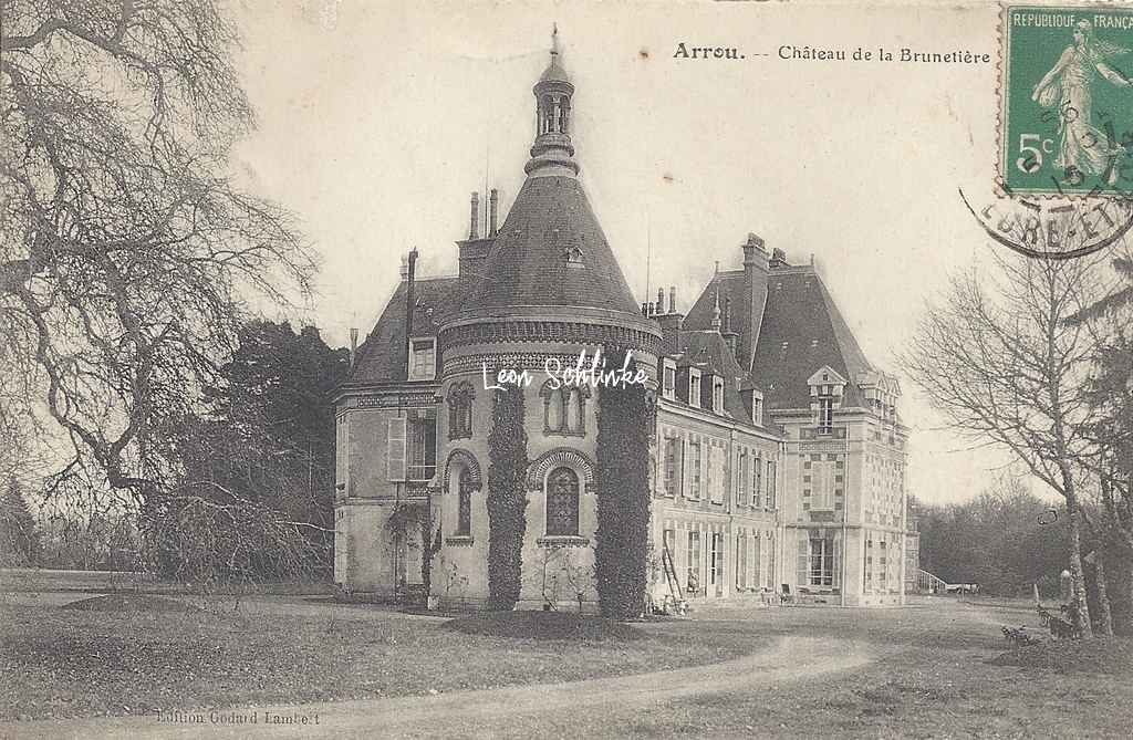 28- Arrou - Château de la Brunetière (Ed. Godard-Lambert)