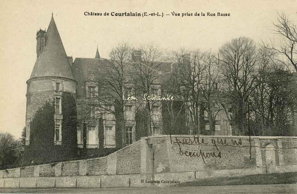 28- Courtalain - Le Château (H.Lecomte)
