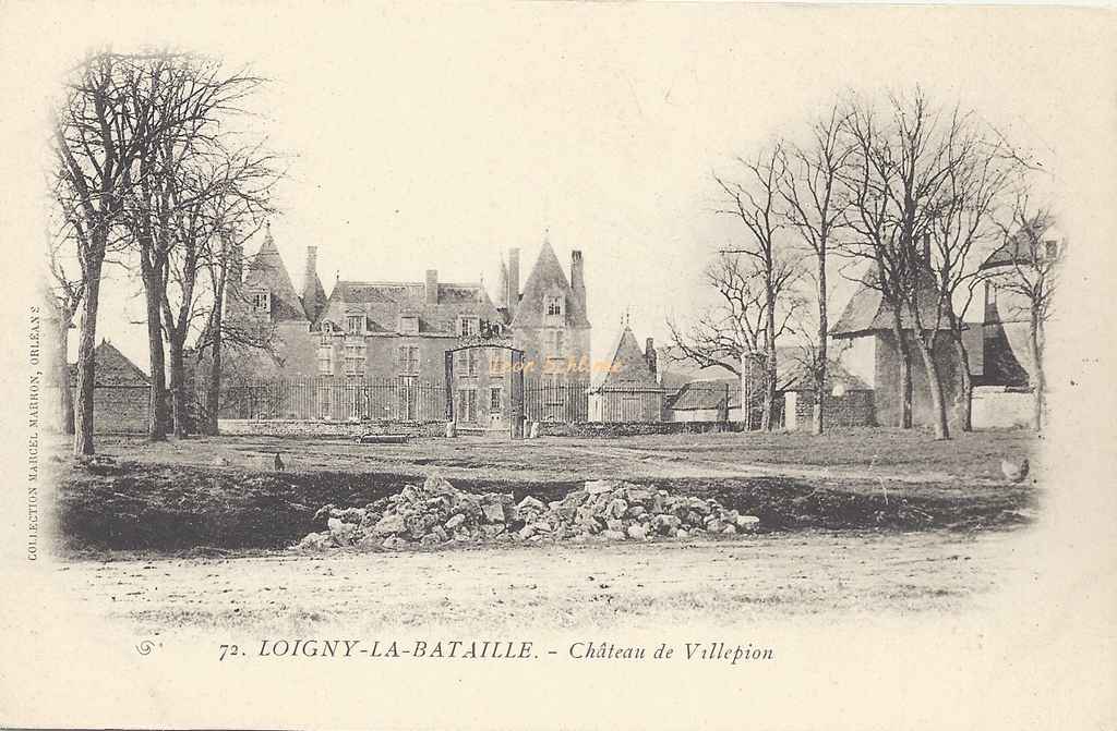 28- Loigny-la-Bataille - 72 - Château de Villepion (M.Marron)