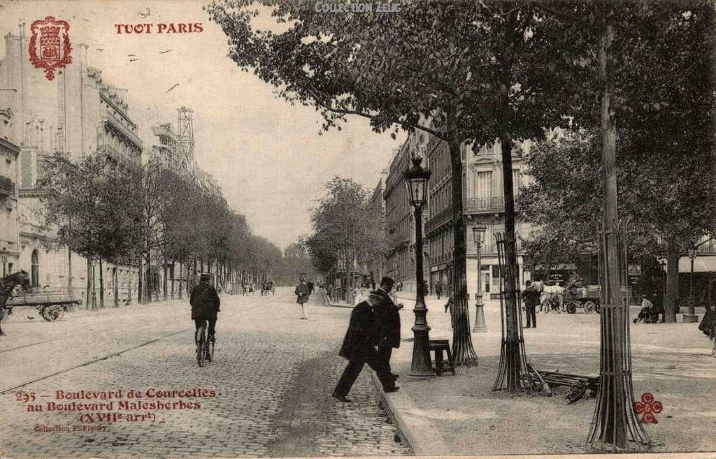 295 - Boulevard de Courcelles au Boulevard Malesherbes