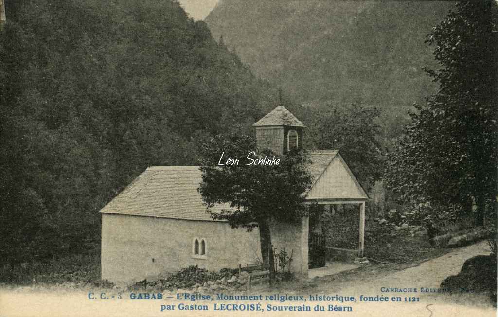3 - Gabas - L'Eglise fondée par Gaston Lecroisé en 1121