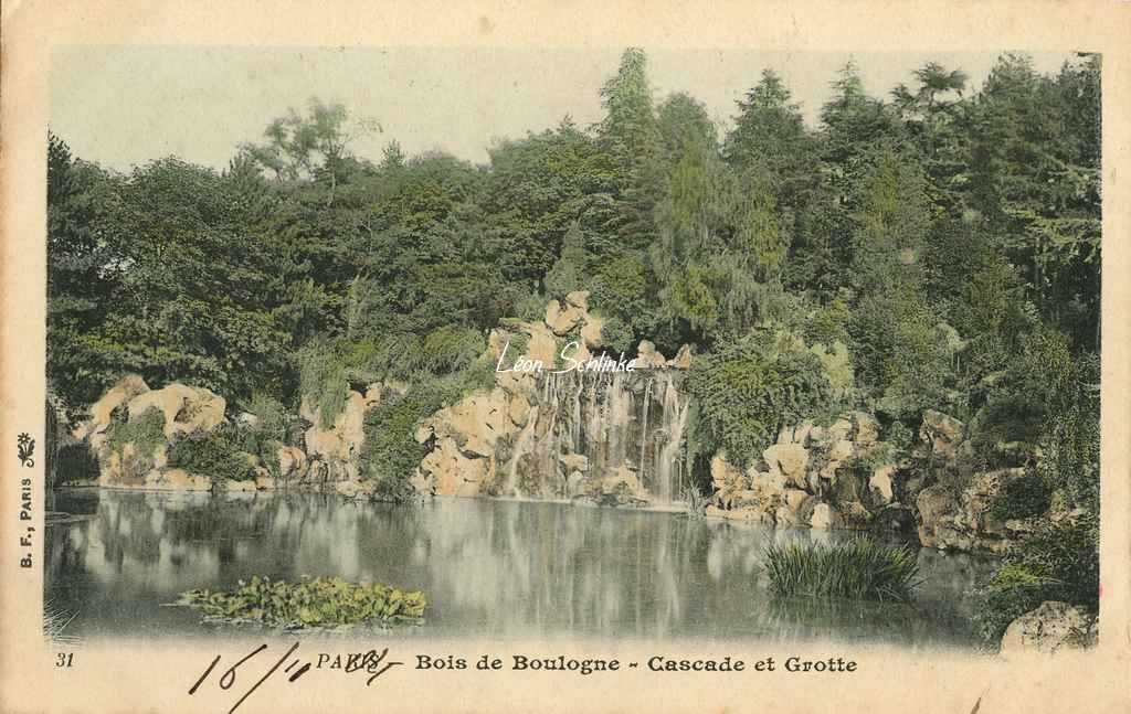 31 - Bois de Boulogne - Cascade et Grotte