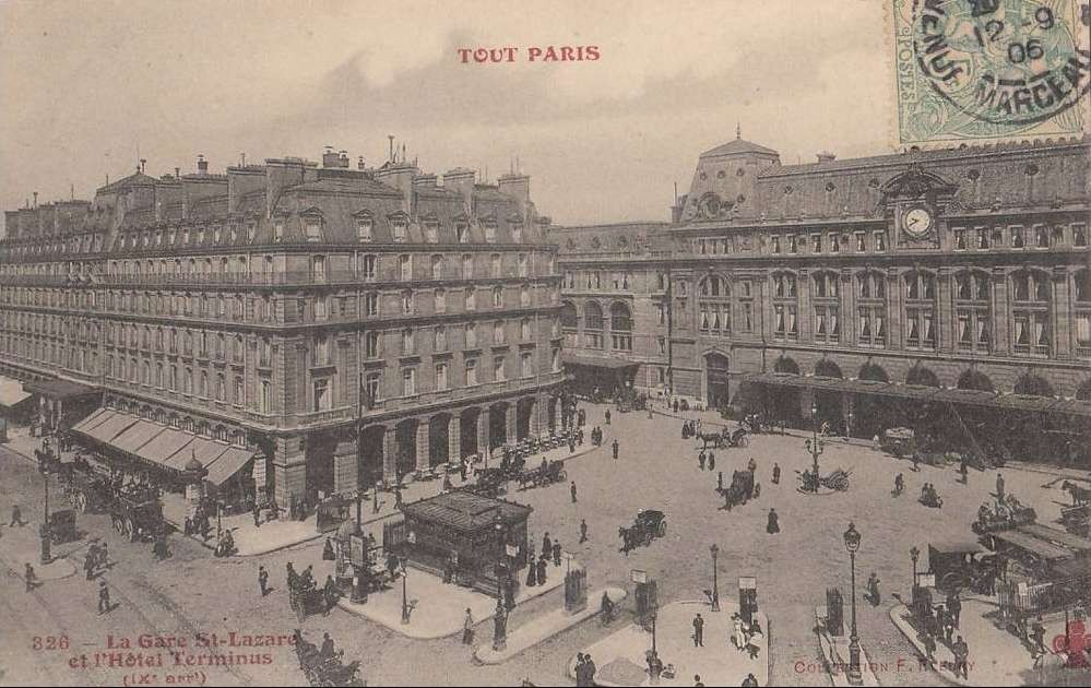 326 - La Gare St-Lazare et l'Hôtel Terminus
