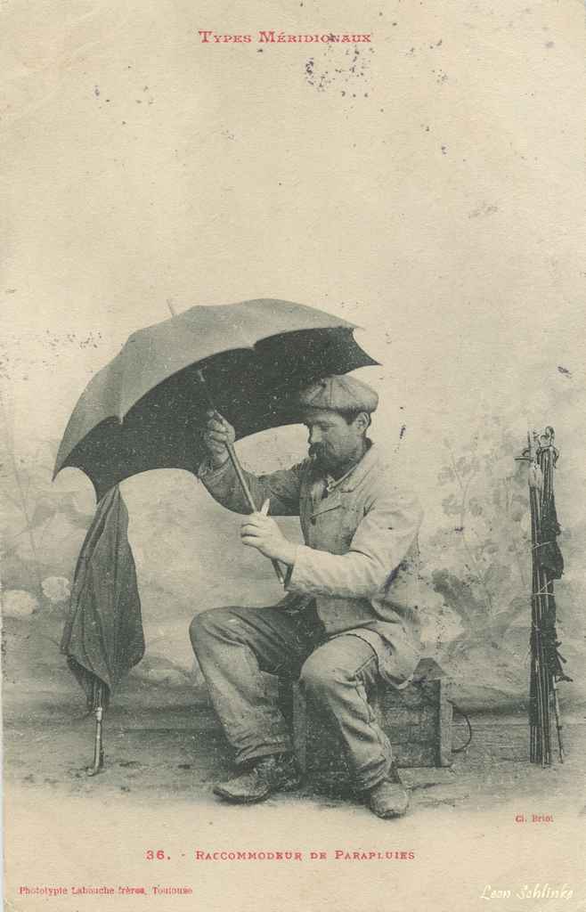 36 - Raccommodeur de parapluies
