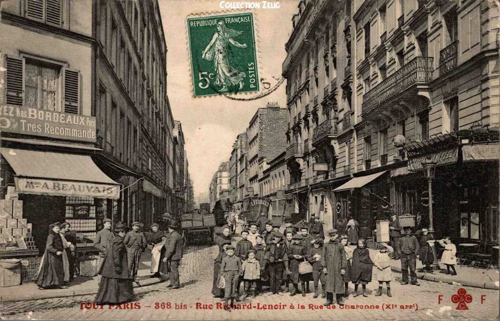 368 bis - Rue Richard-Lenoir à la Rue de Charonne