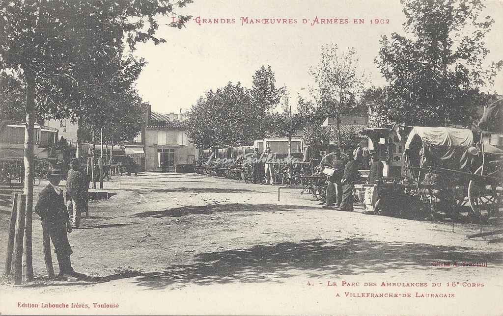 4 - Le parc des ambulances du 16° corps à Villefranche de Lauragais