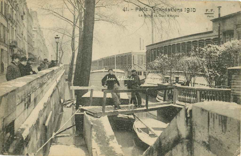 41 - La Seine au Quai d'Anjou