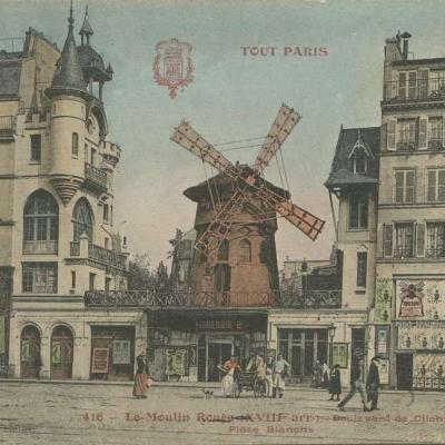 416 - Le Moulin Rouge - Boulevard de Clichy - Place Blanche