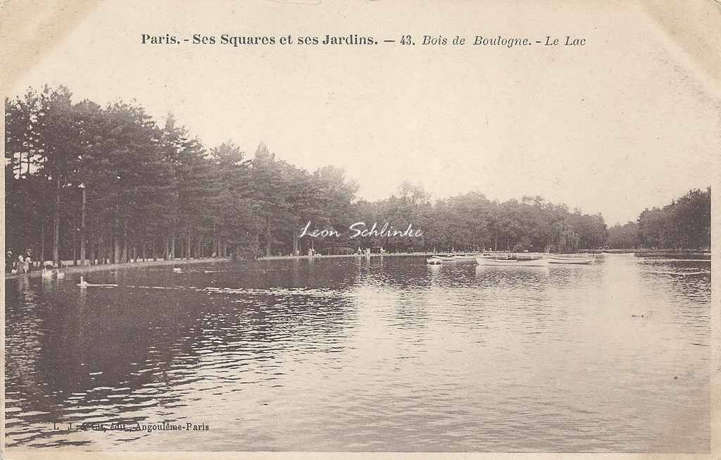 43 - Bois de Boulogne - Le Lac