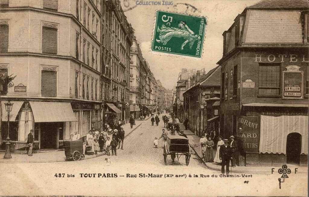 437 bis - Rue St-Maur à la Rue du Chemin-Vert