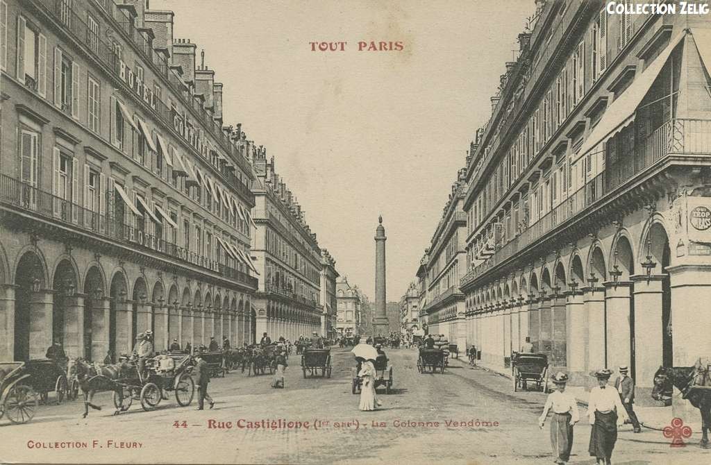 44 - Rue Castiglione - La Colonne Vendôme