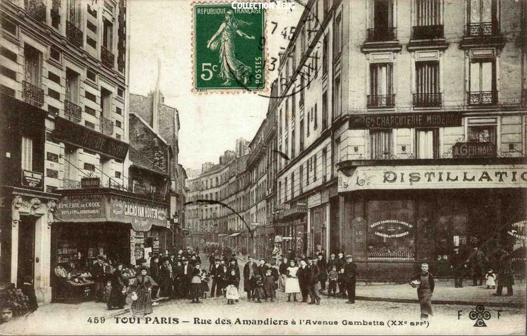 459 - Rue ees Amandiers à l'Avenue Gambetta