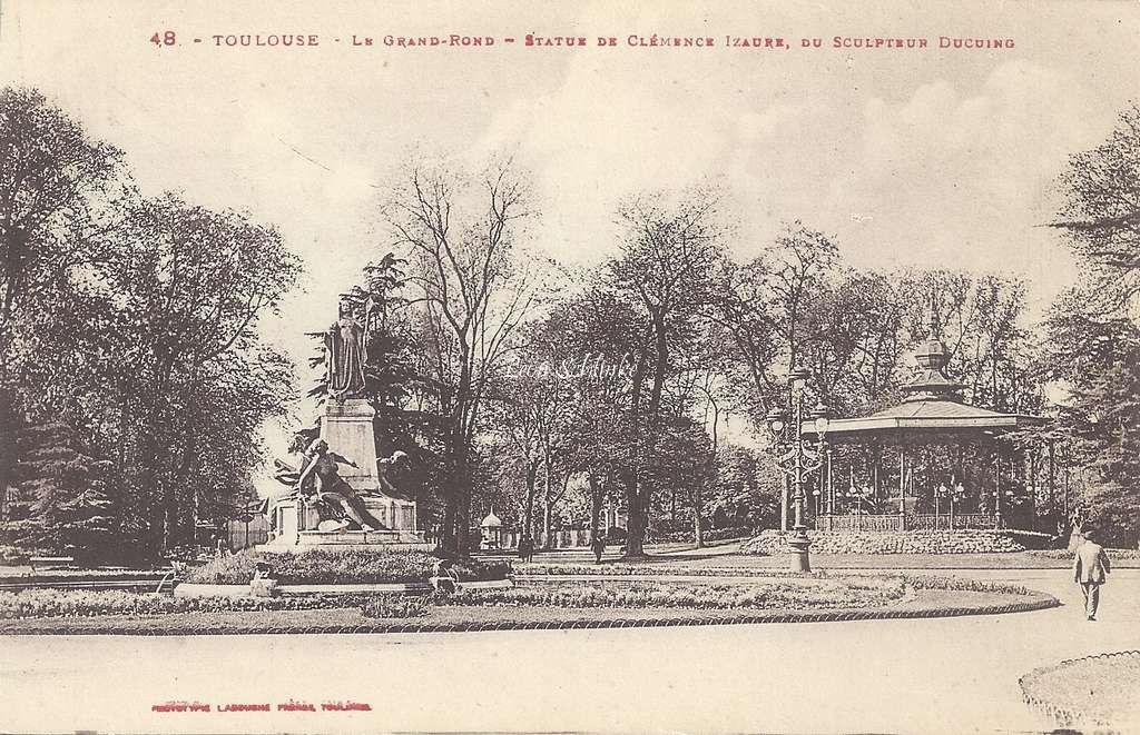 48 - Le Grand-Rond - Statue de Clémence-Isaure