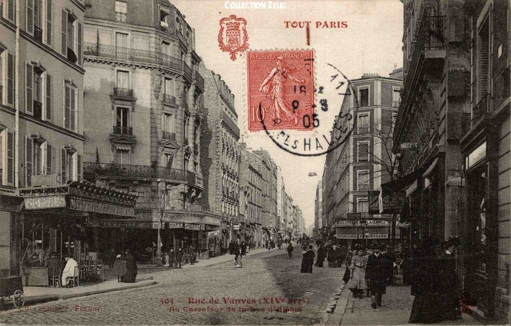 505 - Rue de Vanves au Carrefour de la Rue d'Alésia