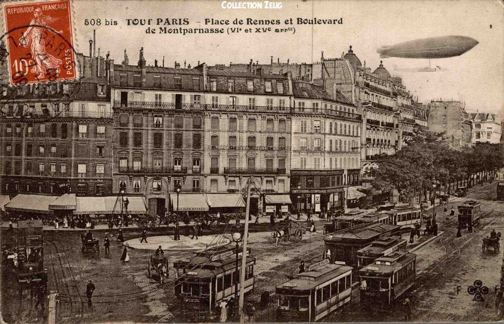 508 bis - Place de Rennes et Boulevard de Montparnasse