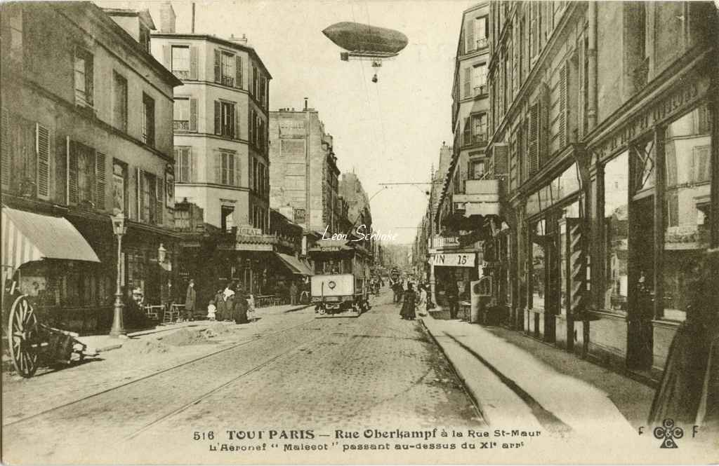 516 - Rue Oberkampf à la Rue Saint-Maur