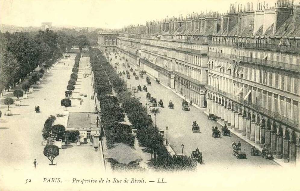 52 - PARIS - Perspective de la Rue de Rivoli.