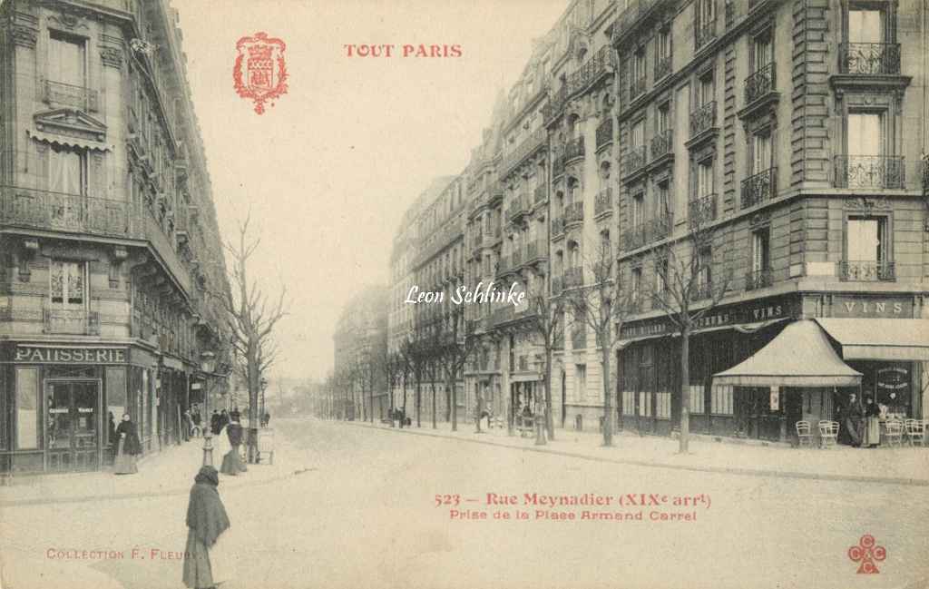 523 - Rue Meynardier, place Armand Carrel