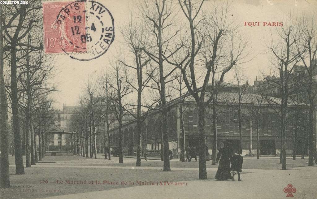 529 - Le Marché et la Place de la Mairie