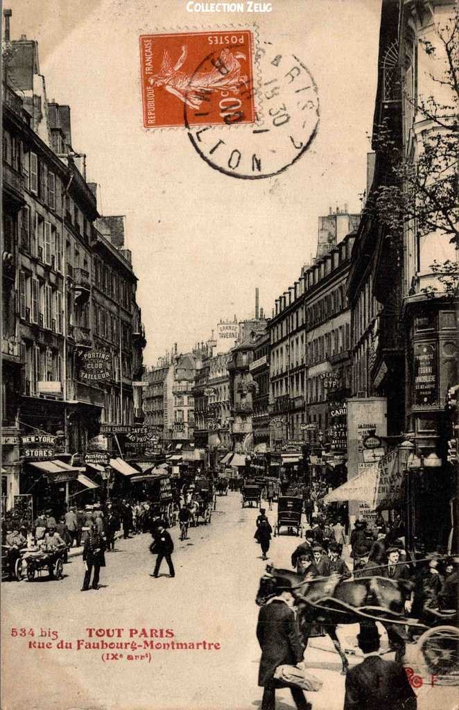 534 bis - Rue du Faubourg Montmartre
