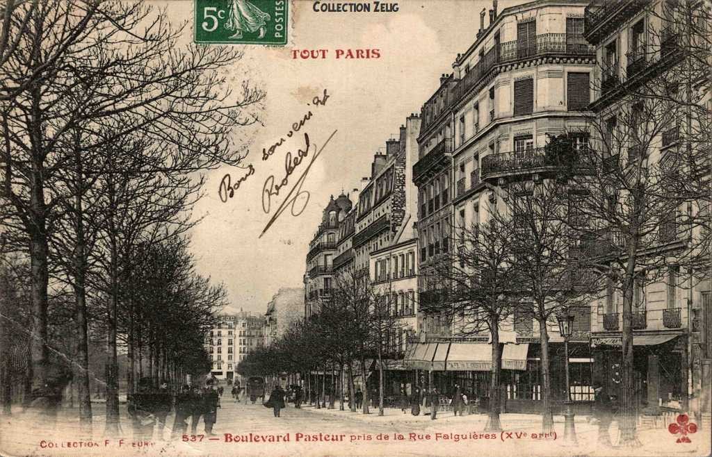 537 - Boulevard Pasteur pris de la Rue Falguières