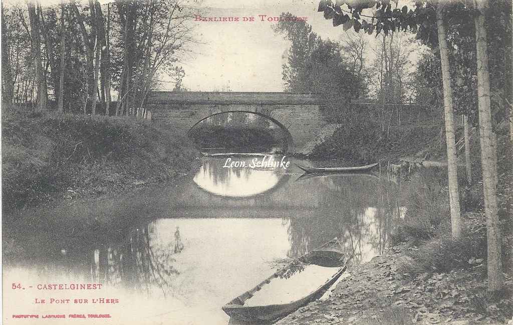 54 - Castelginest - Le Pont sur l'Hers