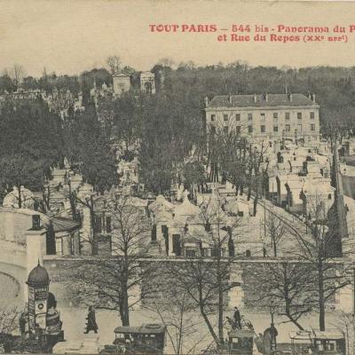 544 bis - Panorama du Père-Lachaise et Rue du Repos