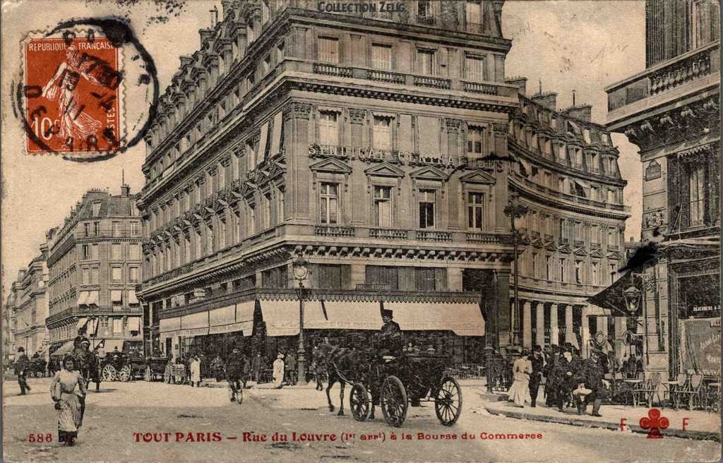 586 - Rue du Louvre à la Bourse du Commerce