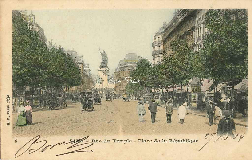 6 - Rue du Temple - Place de la République