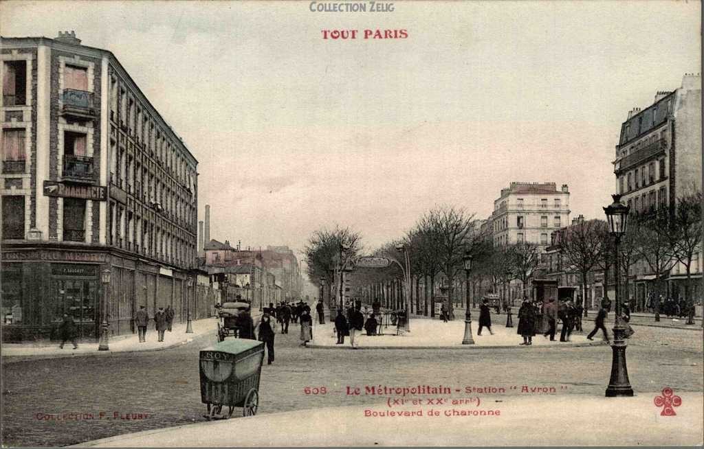 608 - Le Métropolitain, station Avron - Boulevard de Charonne