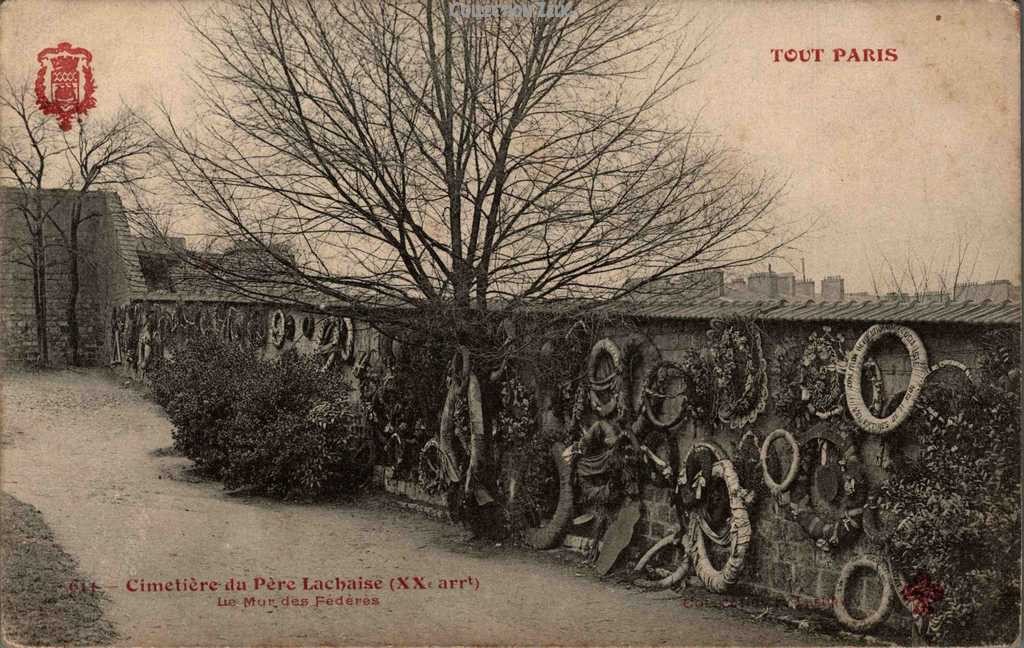 611 - Cimetière du Père-Lachaise - Le Mur des Fédérés