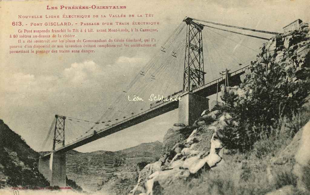 613 - Pont Gisclard - Un train électrique