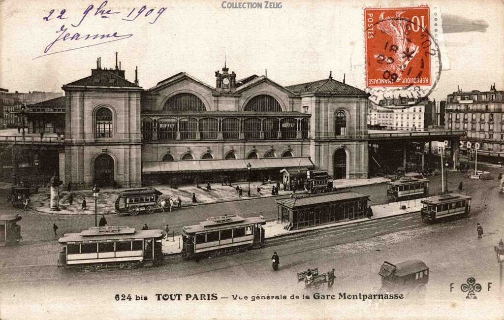 624 bis - Vue générale de la Gare Montparnasse