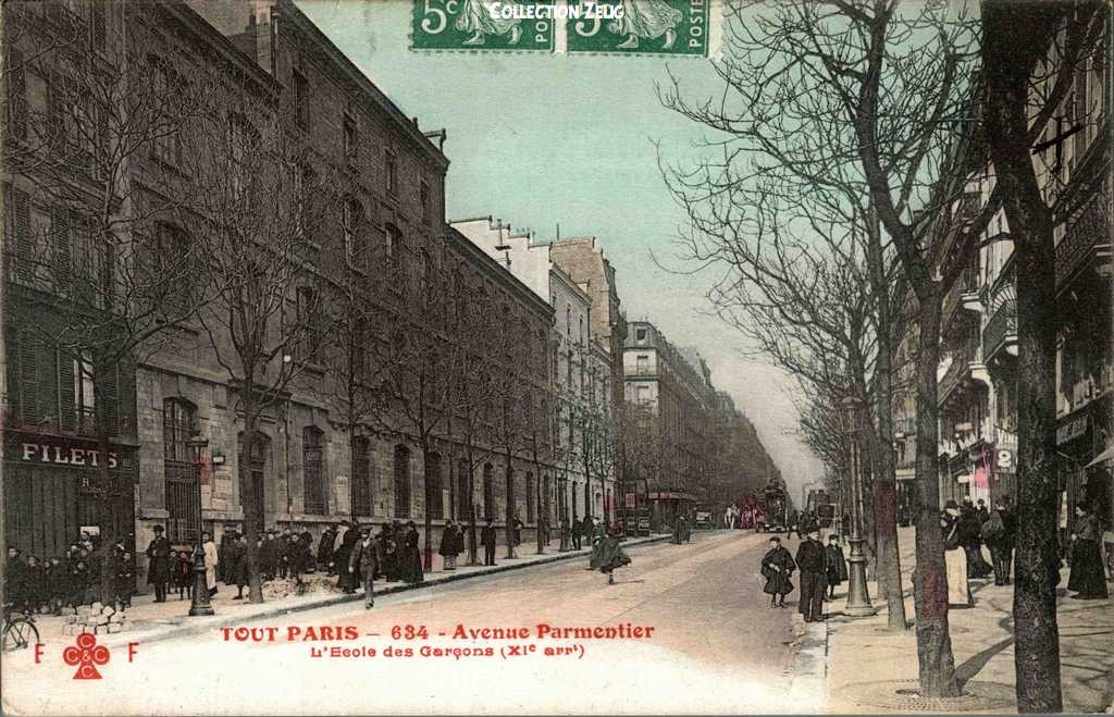 634 - Avenue Parmentier - L'Ecole des Garçons