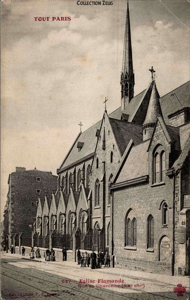 637 - Eglise Flamande - Rue de Charonne