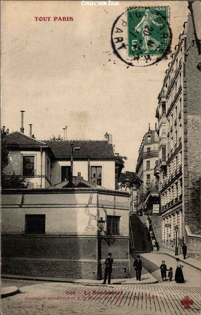 639 - La Rue Levert - Escalier conduisant à la Place des Rigolles
