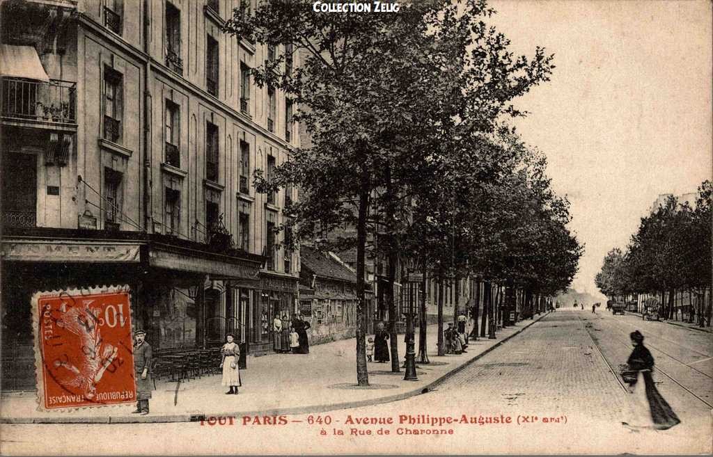 640 - Avenue Philippe-Auguste à la Rue de Charonne