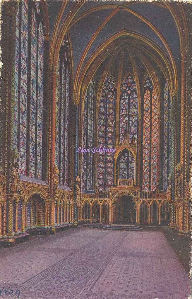 7 (S1) - Intérieur de la Sainte-Chapelle (Chapelle haute)