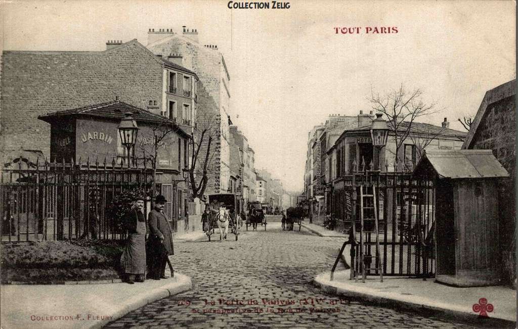 709 - La Porte de Vanves et perspective de la Rue de Vanves