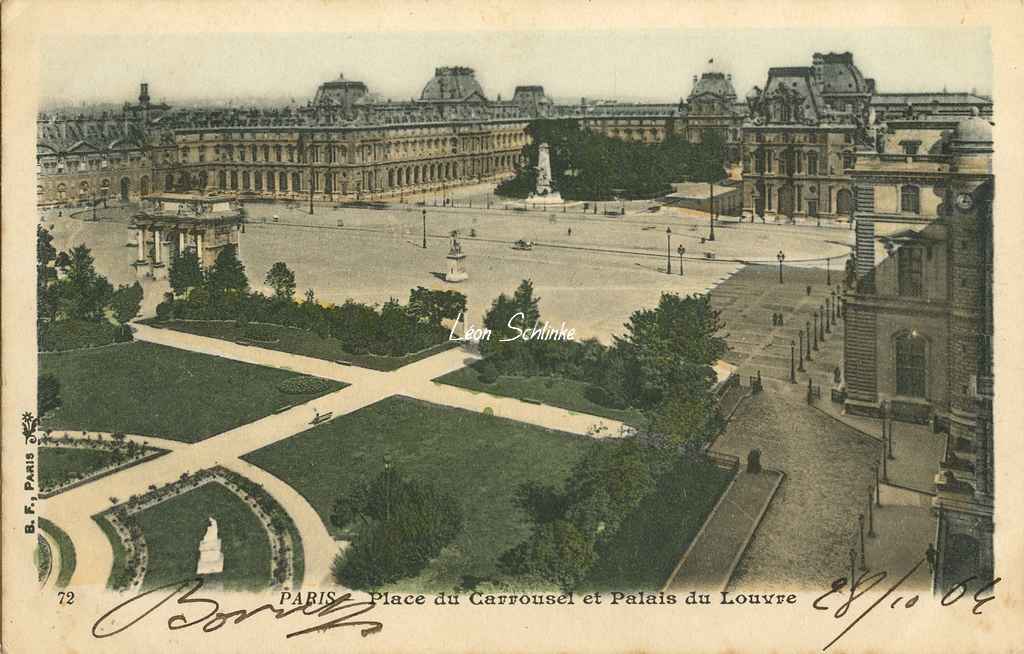 72 - Place du Carrousel et Palais du Louvre